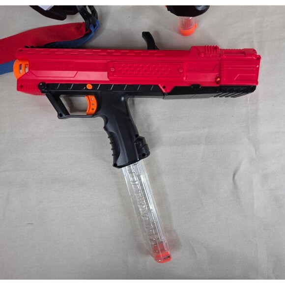 Pair of Nerf Rival Apollo XV-700 Blasters – Red & Phantom Corps White – w/Flags - Picture 9 of 12